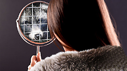 © pelzinfo.ch Fuchs hinter Maschendraht